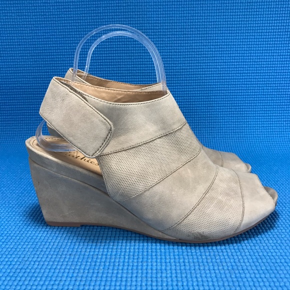 Earthies Shoes - Earthies Bonaire Womens Leather Shoes Slingback Booties Wedge Sandals